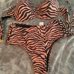 Blushing Brunette Bikini